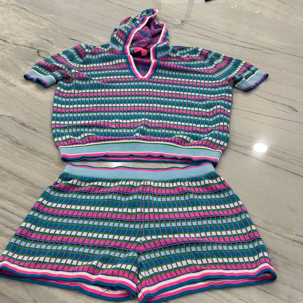 Lilly Pulitzer Multicolor Striped Knit Set